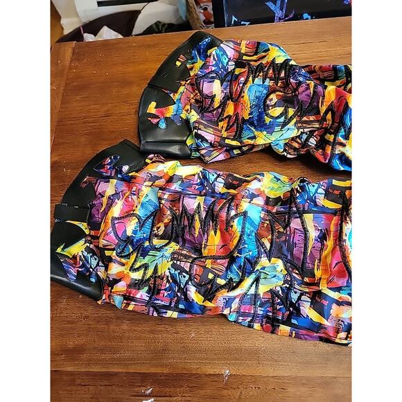 Cape Robbin Kelsey Western Slouch Thigh High Cowboy Boot Women's Sz 11 Colorful - Picture 9 of 15